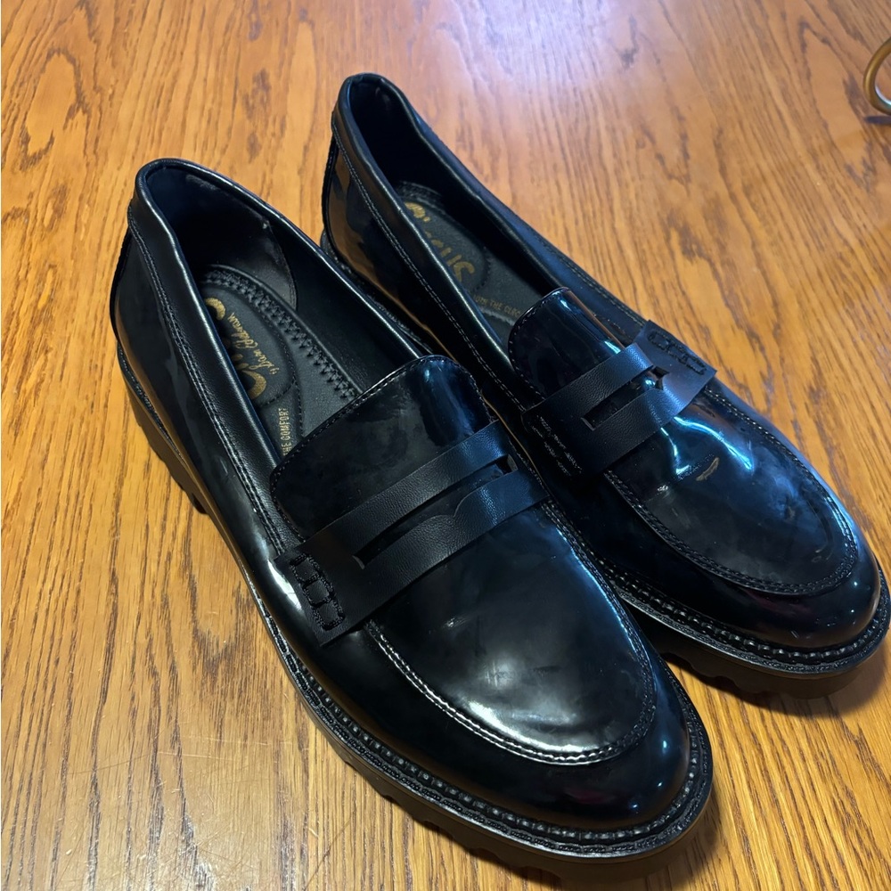 Black patent Loafers